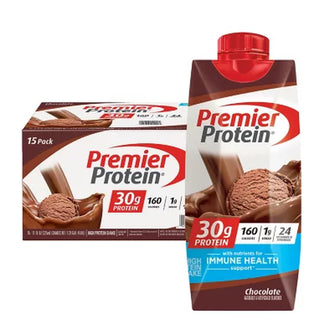 Premier Protein 30G High Protein Shake, Chocolate (11 Fl. Oz., 15 Pk) - Brands For Less USA