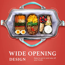 ideaTech Polyester Reusable Lunch Bags, Insulated Lunch Box for Women and Men, Freezer Safe, 1 Count - Brands For Less USA