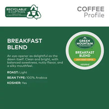 Green Mountain Coffee Breakfast Blend K-Cup Pods (100 Ct.)