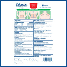 Salonpas 8 Hour Pain Relief Patch with Camphor 3.1% & Menthol 6% for Back & Muscles, Large, 6 Count - Brands For Less USA