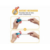 Bostitch Twist-n-Sharp 1-Hole Handheld Manual Pencil Sharpeners, Assorted Colors, 3 Pack