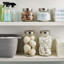 Ball Gallon Mason Jar with Stainless Steel Lid, Airtight Glass Storage Container with Lid, Extra Large Ball Jar for Flour, Sugar, Dog Treats, and Pantry Organization - Brands For Less USA