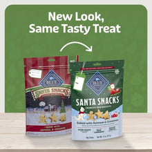 Blue Buffalo Santa Snacks Crunchy Dog Biscuits, Oven-Baked, Oatmeal & Cinnamon, 11-oz. Bag - Brands For Less USA