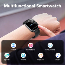 Smart Watch Fits for Android and iPhone, IP68 Waterproof Smartwatch for Women Men 100+ Sports Modes 1.91-inch Fitness Tracker, Smart Watch with Bluetooth Call(Answer/Make Calls), for Gift Black - Brands For Less USA