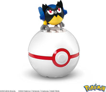 MEGA Pokemon Building Toy Kit Rookidee (15 Pieces) with 1 Action Figure and Ball for Kids