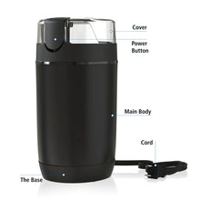 Mainstays Black Electric Coffee Grinder