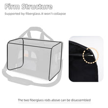 Roypet Small and Medium Pet Carrier, Airline Approved, Collapsible Travel, Black, 15 Lb Limit