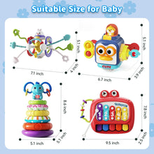 Dimoarch 4 in 1 Baby Toys 6-12 Months Boys Girls, Montessori Babies Toy, Infant Toys Suitable for 3-6-9-12 Months Old Baby Boys and Girls Toy Bundles Gift - Brands For Less USA