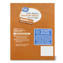 Great Value 100% Arabica Breakfast Blend Medium Roast Ground Coffee Pods, 48 Ct - Brands For Less USA