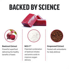 Force Factor Total Beets, Beet Root Supplement with Beetroot Powder for Heart Health, Nitric Oxide & Energy, Acai Berry, 60 Soft Chews