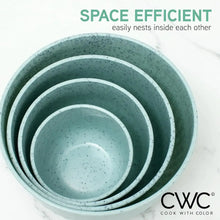 COOK WITH COLOR Meal Prep Containers Wide Mixing Bowls Food Storage Containers with Lid