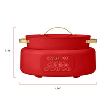 Beautiful 10-in-1 , 6 Qt Electric Multi-Cooker, Tomato Red by Drew Barrymore