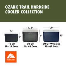 Ozark Trail 10 Quart Hard Side Cooler, 14-Can Capacity, Gray - Brands For Less USA