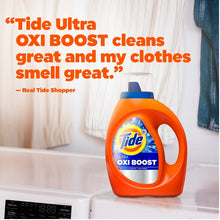 Tide Laundry Detergent Liquid, Ultra Oxi Boost, Advanced Stain Remover, 73 fl oz, 52 Loads