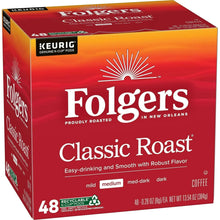 Folgers Classic Roast, Medium Roast Coffee, Keurig K Cup Pods, 48 Count Box - Brands For Less USA
