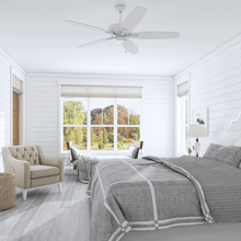 Mainstays 60in White Traditional Indoor Outdoor Ceiling Fan