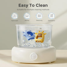 Momcozy Silicone Baby Teether Diver Blue, Teething Relief Toys for Infant 0-12 Months, 1 Count - Brands For Less USA