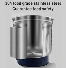 Small Powder Grinding Machine, Grain mills, Herb Grinder, Spice Grinder, Electric Coffee Grinder, Multifunctional Grinding Machine with 304 Stainless Steel Blade,Blue