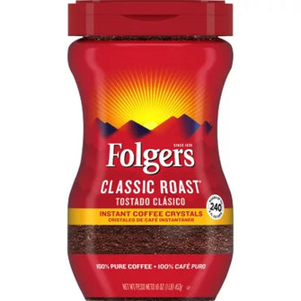 Folgers Classic Roast Instant Coffee Crystals (16 Oz.)