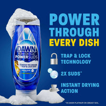 Dawn Platinum Plus PowerSuds Liquid Dish Soap, 13.6 oz. EZ-Squeeze Bottle