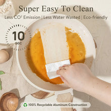 Carote 19 Pcs Nonstick Cookware Sets, Granite Pots and Pans Set Non Stick, White