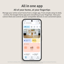 onn Indoor Camera Wired, 1080p HDR Video, with Google Home and Gemini – Search Video History, Event Descriptions
