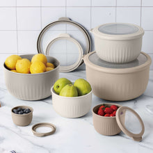 Cook with Color 12-Piece Mixing Bowls Set, White – Nesting, Durable & Space-Saving