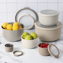 Cook with Color 12-Piece Mixing Bowls Set, White – Nesting, Durable & Space-Saving