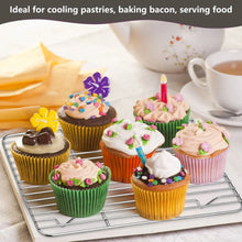 Walchoice Roasting Pan with Rack Set, Stainless Steel Large Turkey Roaster with V-shaped rack & Cooling Rack for Thanksgiving, Heavy Duty & Dishwasher Safe