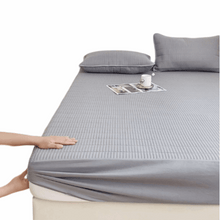 Waterproof Fitted Mattress Protector, Soft Plush Fleece, Breathable Deep Pocket Cover for Full-Size Bed (180 * 200cm)