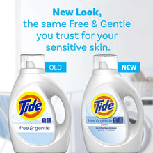 Tide Free & Gentle Laundry Detergent Liquid, 34 fl oz, 25 Loads