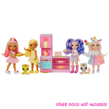 Rainbow High Littles Dessert Shop Playset + Small Doll (Pink 5.5”), Make Ice Cream, Sweets, Kids 4+