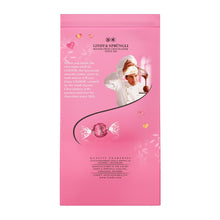 Lindt LINDOR Valentine's Day Strawberries and Cream White Chocolate Candy Truffles, 8.5 oz. Bag