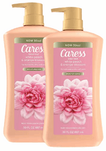 Caress Daily Silk Hydrating Body Wash, White Peach & Orange Blossom, 30 fl.