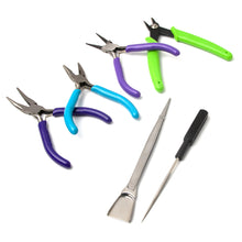 Cousin DIY 6-Piece Jewelry Making Tool Set with Black Storage Case – Steel Pliers & Cutters for Jewelry Making and Craft Projects