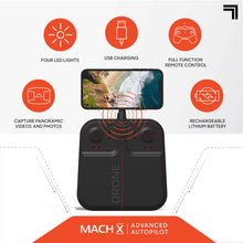 Sharper Image® 10" Mach X Drone with Streaming Camera, 2.4 GHz, Auto-Orientation Control