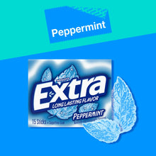 Extra Gum Peppermint Sugar Free Chewing Gum, Single Pack - 15 Stick - Brands For Less USA