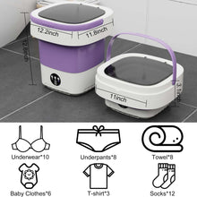 Pentantan 12L Portable Washing Machine, Mini Foldable Washer for Apartment, Camping, RV, Travel, Underwear, Socks