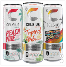 Celsius Sparkling Energy Drink, Variety Pack, 12 fl oz, 18-count
