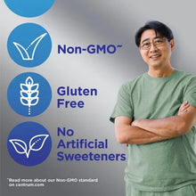 Brands For Less USA banner with smiling man and icons stating Non GMO Gluten Free and No Artificial Sweeteners