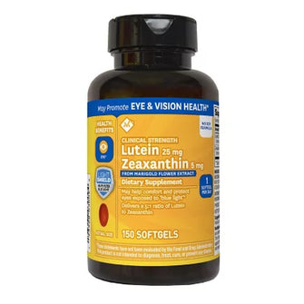 Member'S Mark Eye Health Softgels, Lutein 25 Mg and Zeaxanthin 5 Mg, 150 Ct. - Brands For Less USA