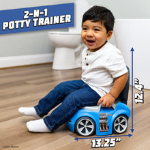 Hot Wheels Blue Race Car Potty Training Toilet, Includes Detachable Seat, Toddlers Ages 12+ Months - Brands For Less USA