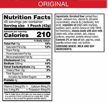 Cheez-It Original Baked Snack Crackers 1.5 oz., 45 pk.