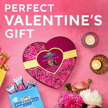 GHIRARDELLI Chocolate Caramel Hearts Collection Heart Shaped Box, 5.5 oz