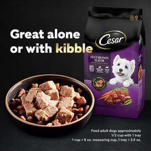 (6 pack) Cesar Classic Loaf In Sauce Smoked Bacon And Egg Wet Dog Food, 3.5 Oz Tray - Brands For Less USA