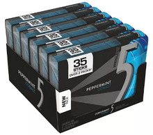 Wrigley's 5 Peppermint Cobalt Gum, 35 pcs., 6 pk.