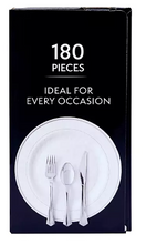 Member's Mark Premium Silver-Look Cutlery Combo 180 ct.