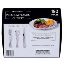 Member's Mark Premium Silver-Look Cutlery Combo 180 ct.