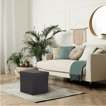 Seville Classics Foldable Storage Cube/Ottoman