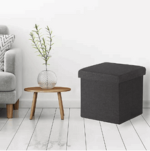 Seville Classics Foldable Storage Cube/Ottoman